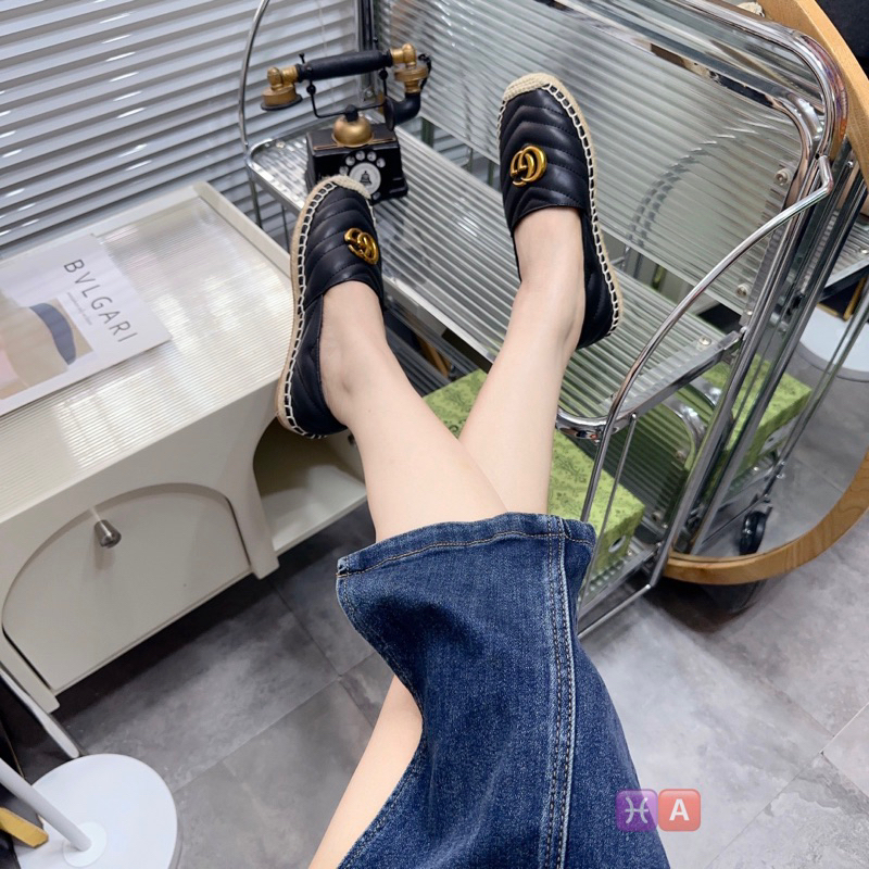 Giày slipon G C đế cói bản Vip nhất hiện nay. Fullbox +bill + túi giấy