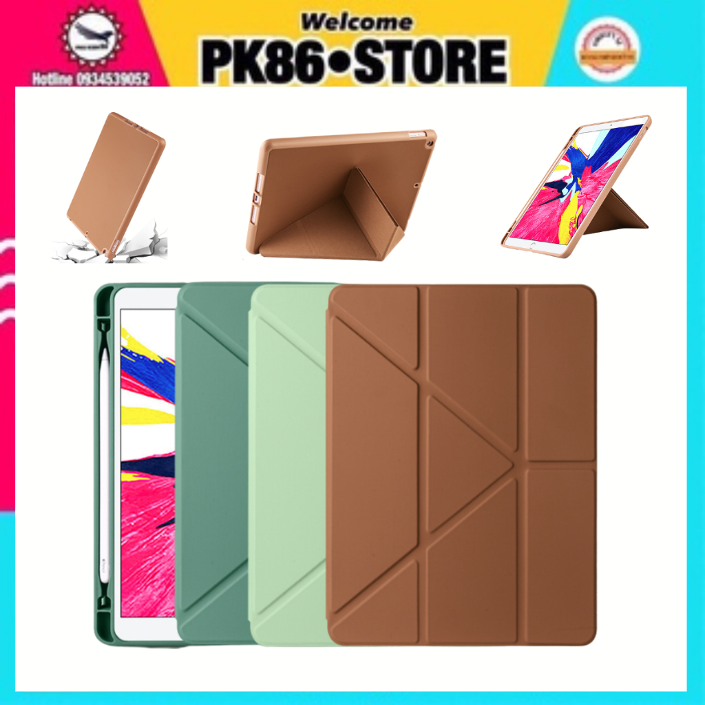 Bao da máy tính bảng case ipad mini 3 4 5 6 air air 1 air 2 gen 1 gen 2 pro 2019 2020 trơn tpu cao cấp