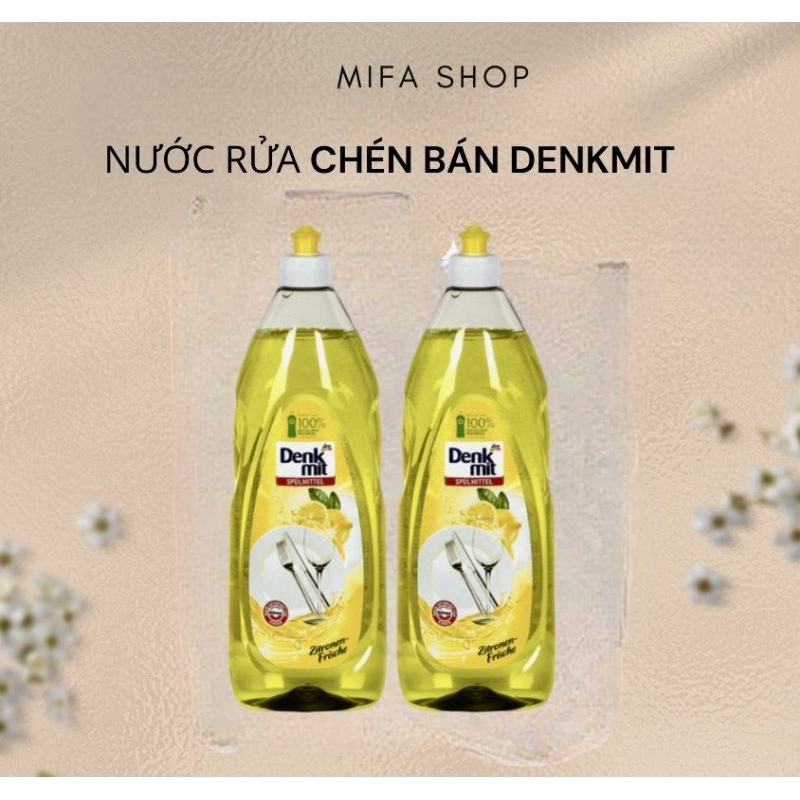 Nước rửa bát mềm da tay Denkmit hàng Đức 🇩🇪