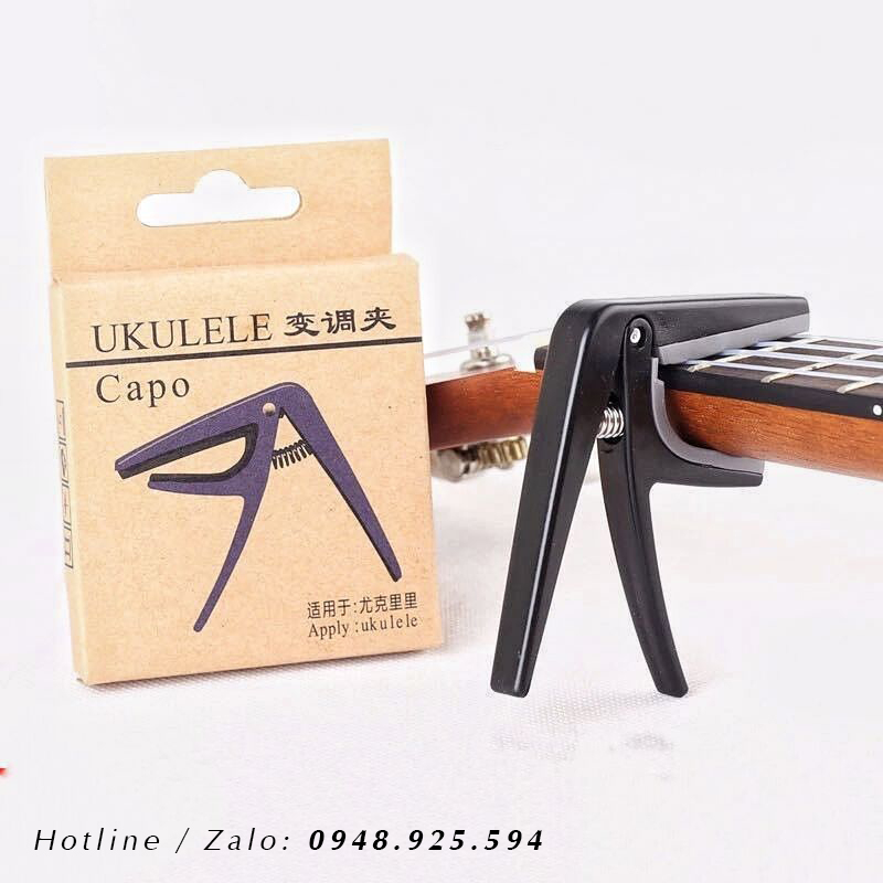 Capo kẹp đàn Ukulele (Tặng kèm Pick gảy) {AP-MusicBN}