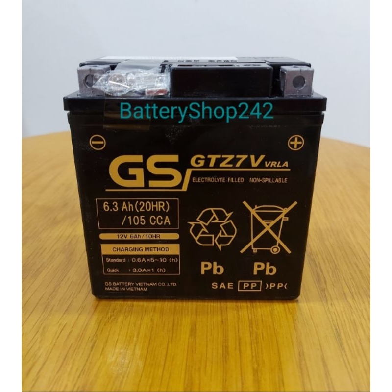 Ắc quy xe NVX 125/155 GS GTZ7V 12V-6.3Ah. Dùng cho xe NVX, Grande 2020-2022