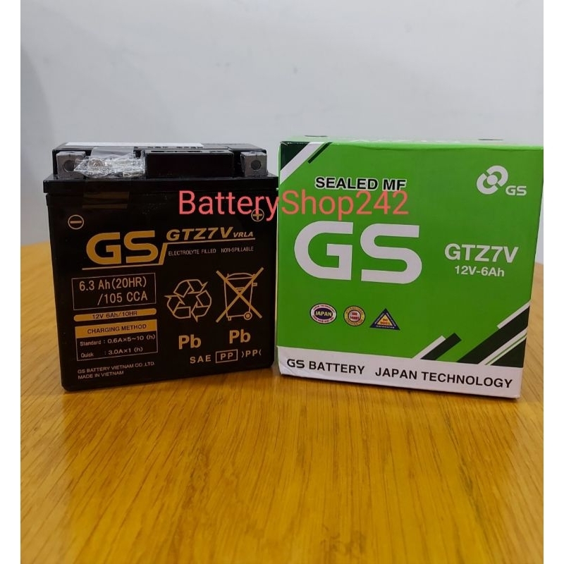 Ắc quy xe NVX 125/155 GS GTZ7V 12V-6.3Ah. Dùng cho xe NVX, Grande 2020-2022