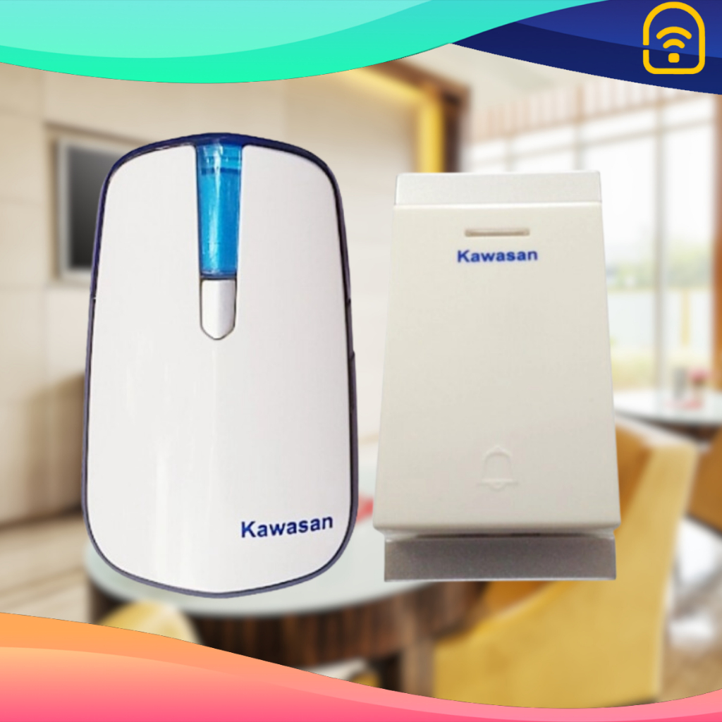 Chuông Không Dây - Nút Nhấn Không Pin KAWASAN DB818 - Hàng Chính Hãng