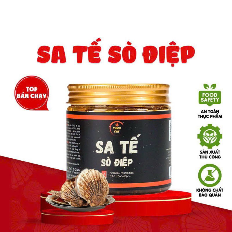 SA TẾ SÒ ĐIỆP THÍCH CAY 150GR -250GR