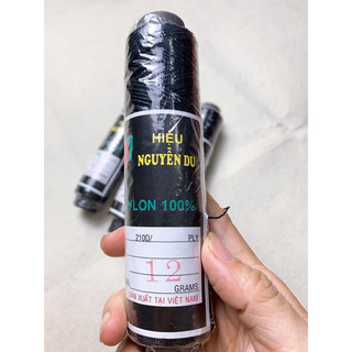 Chỉ nylon sợi to 210D màu đen