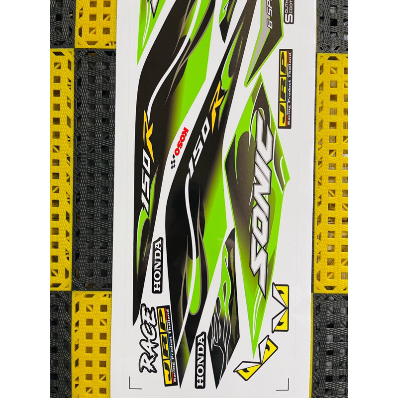 Tem sonic xanh đen tem đẹp