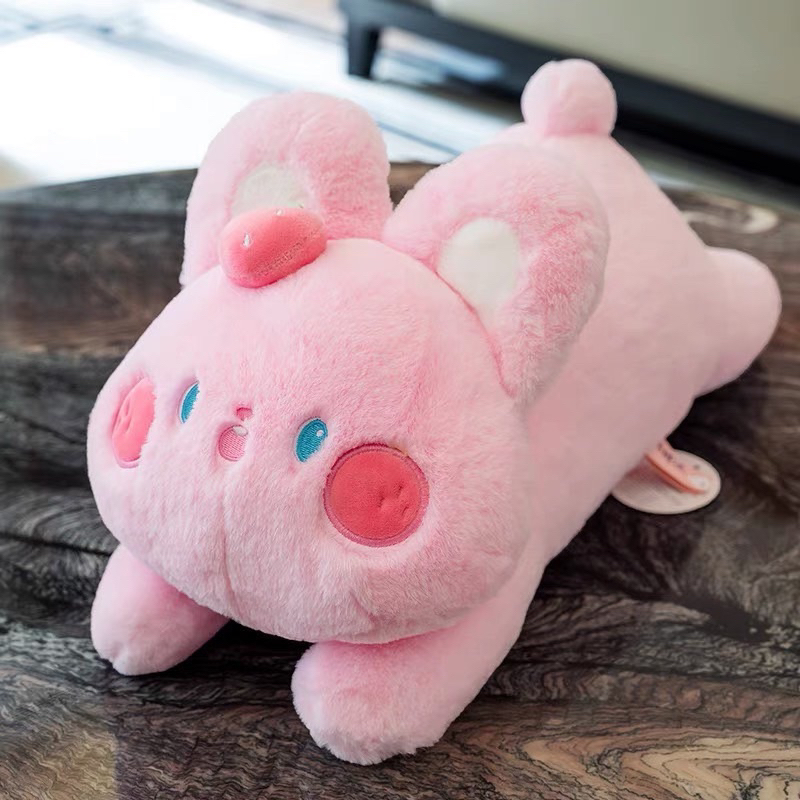 Gấu Bông Thỏ Má Hồng Tai quả Dâu