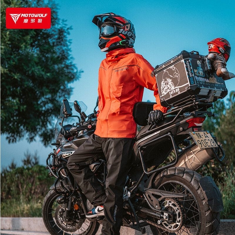 Áo mưa bộ Motowolf V2 (Có bọc giày) Chính Hãng