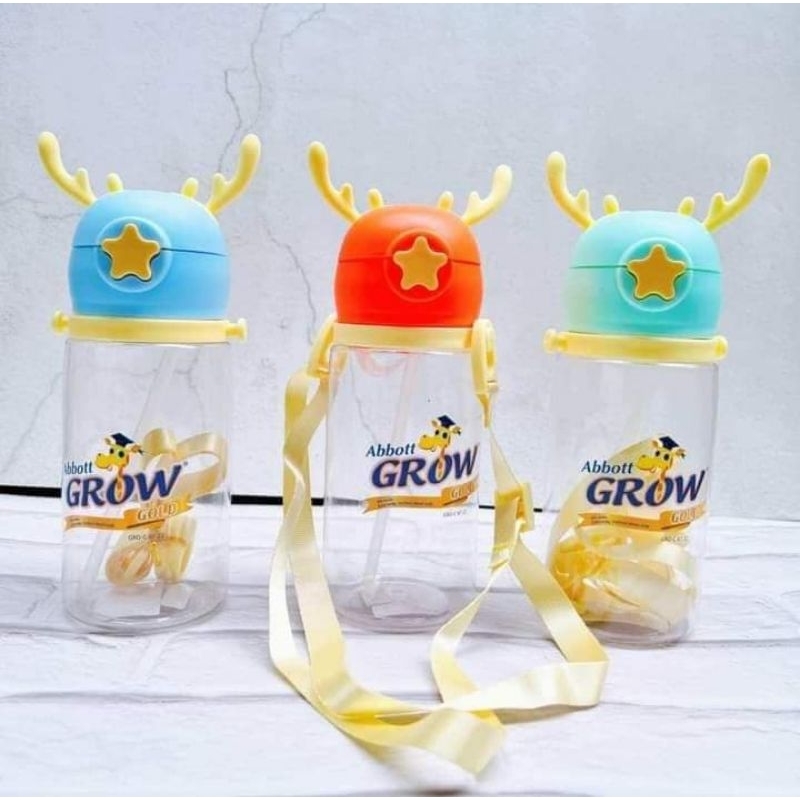 Bình nước kèm dây đeo hàng khuyến mãi grow