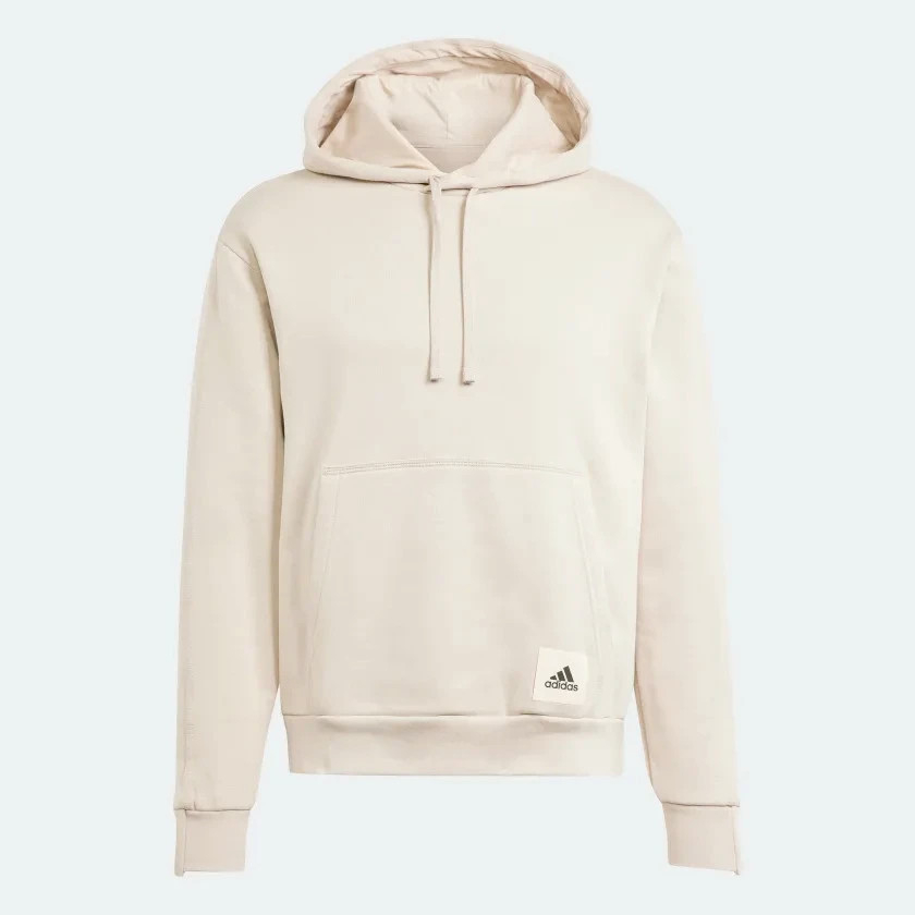 Áo khoác chui đầu Lounge Fleece Hoodie - màu Beige Chính Hãng làm từ chất thun nỉ bông, co giản , dày dặn#Ariesso