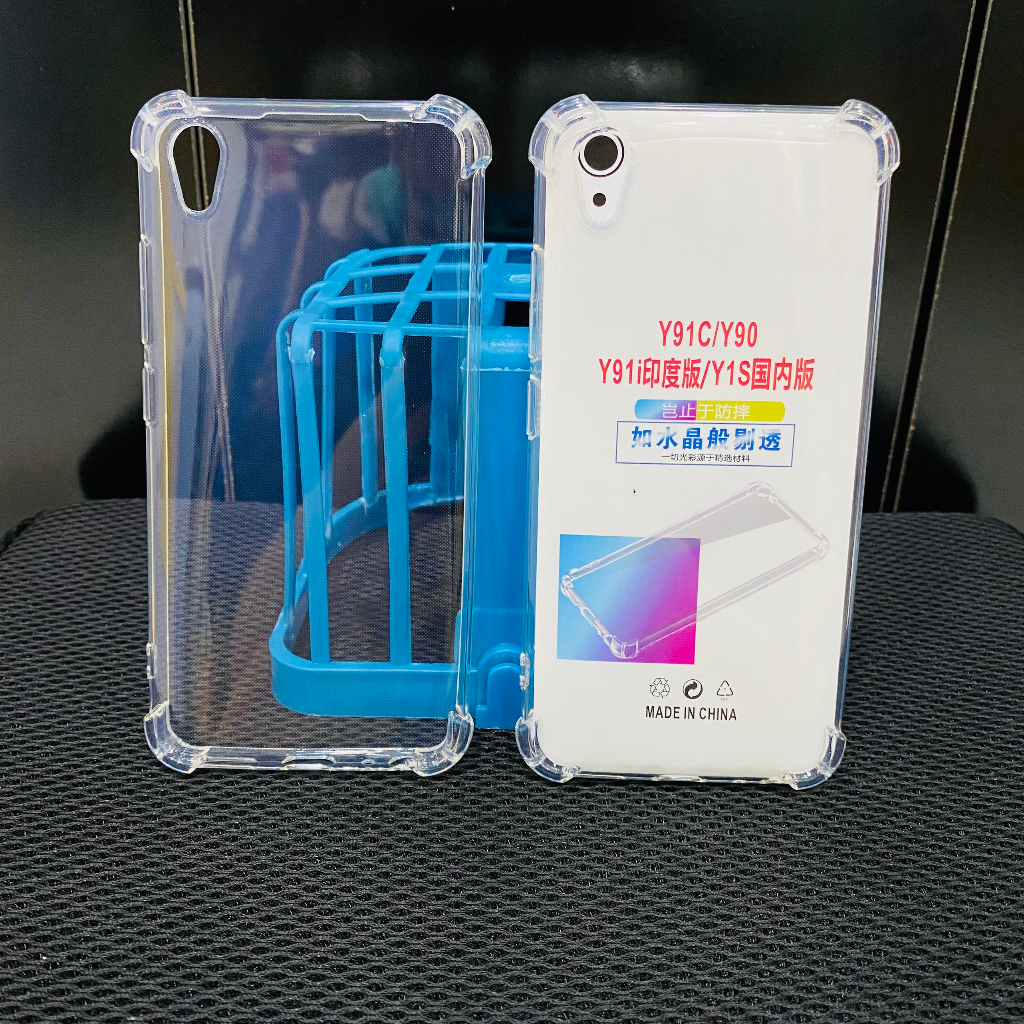 Ốp lưng chống sốc Vivo Y91c/ Y1s trong suốt chống va đập bo 4 góc