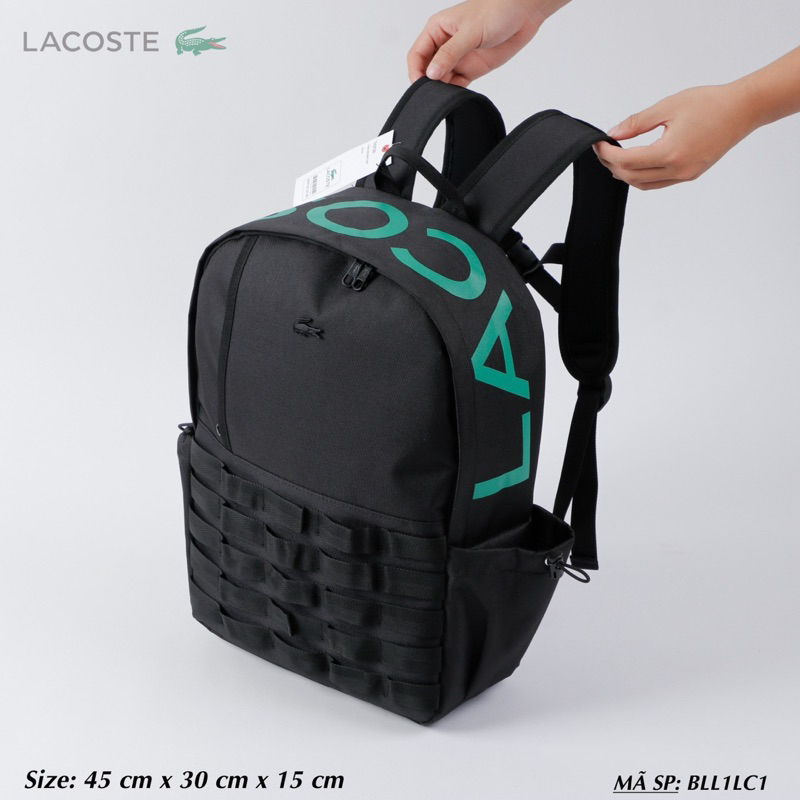 Balo lacoste vải dù