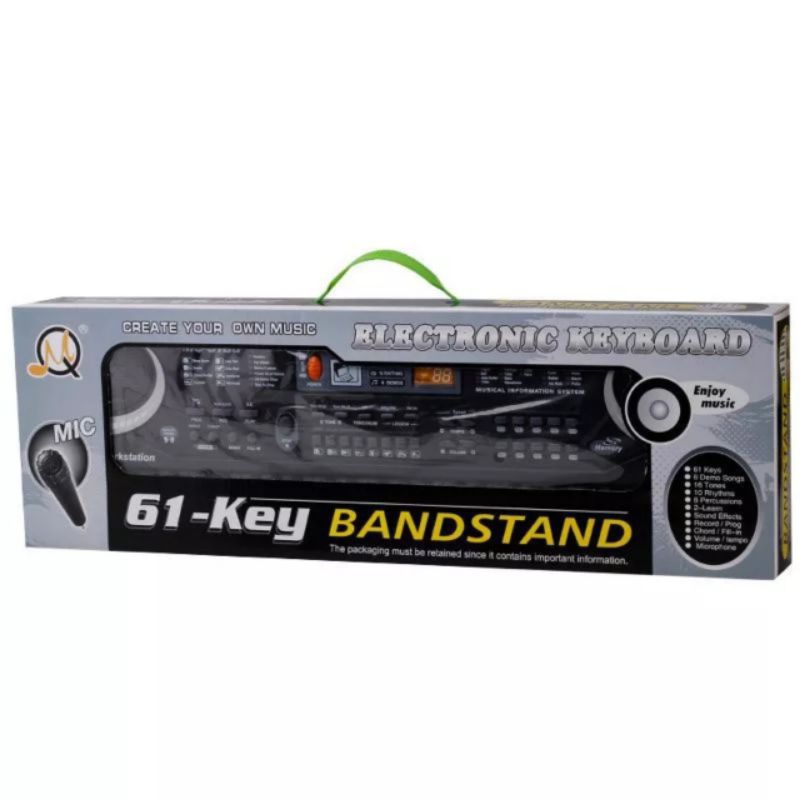 Đàn Piano điện tử Keyboard 61 Phím Kèm Mic cho bé.