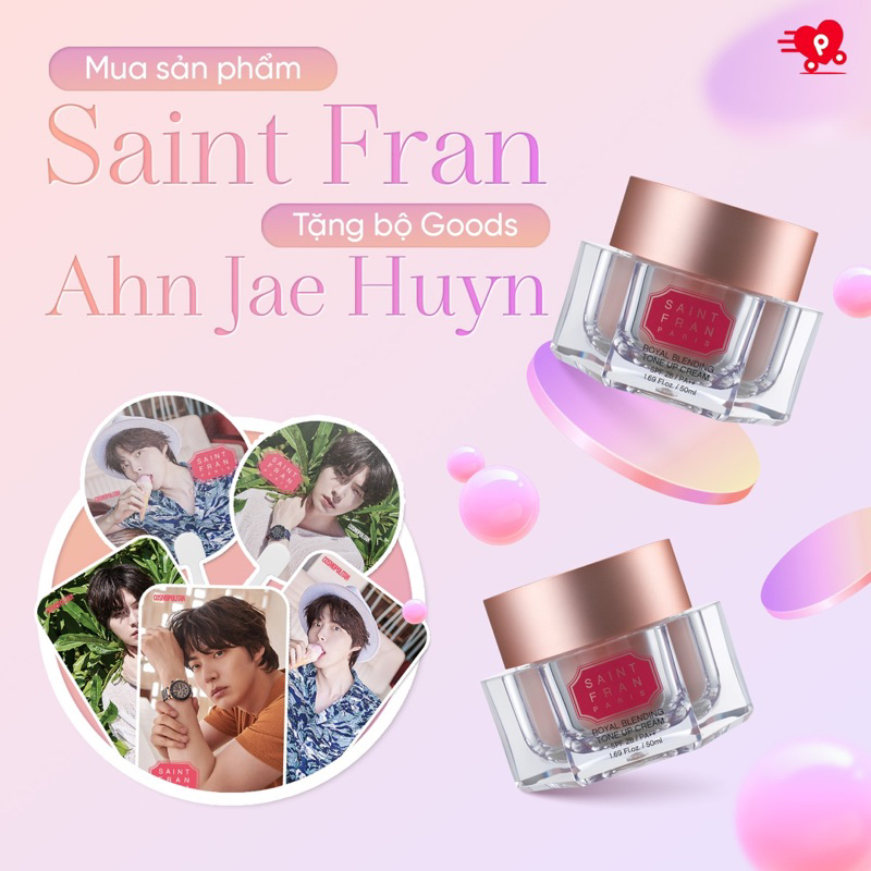 Kem Dưỡng Da Nâng Tone Saint Fran Paris Royal Blending Tone Up Cream 50ml