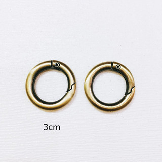 Khoen tròn mở 30mm (1 cái)