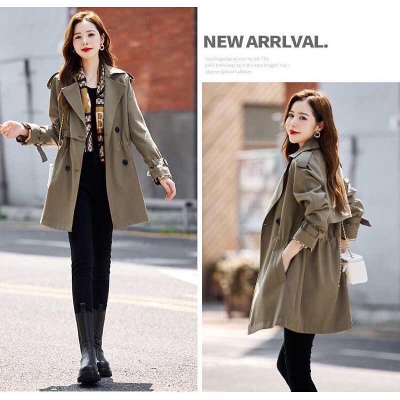 Áo khoác KaKi cao cấp nữ Xinh Xắn