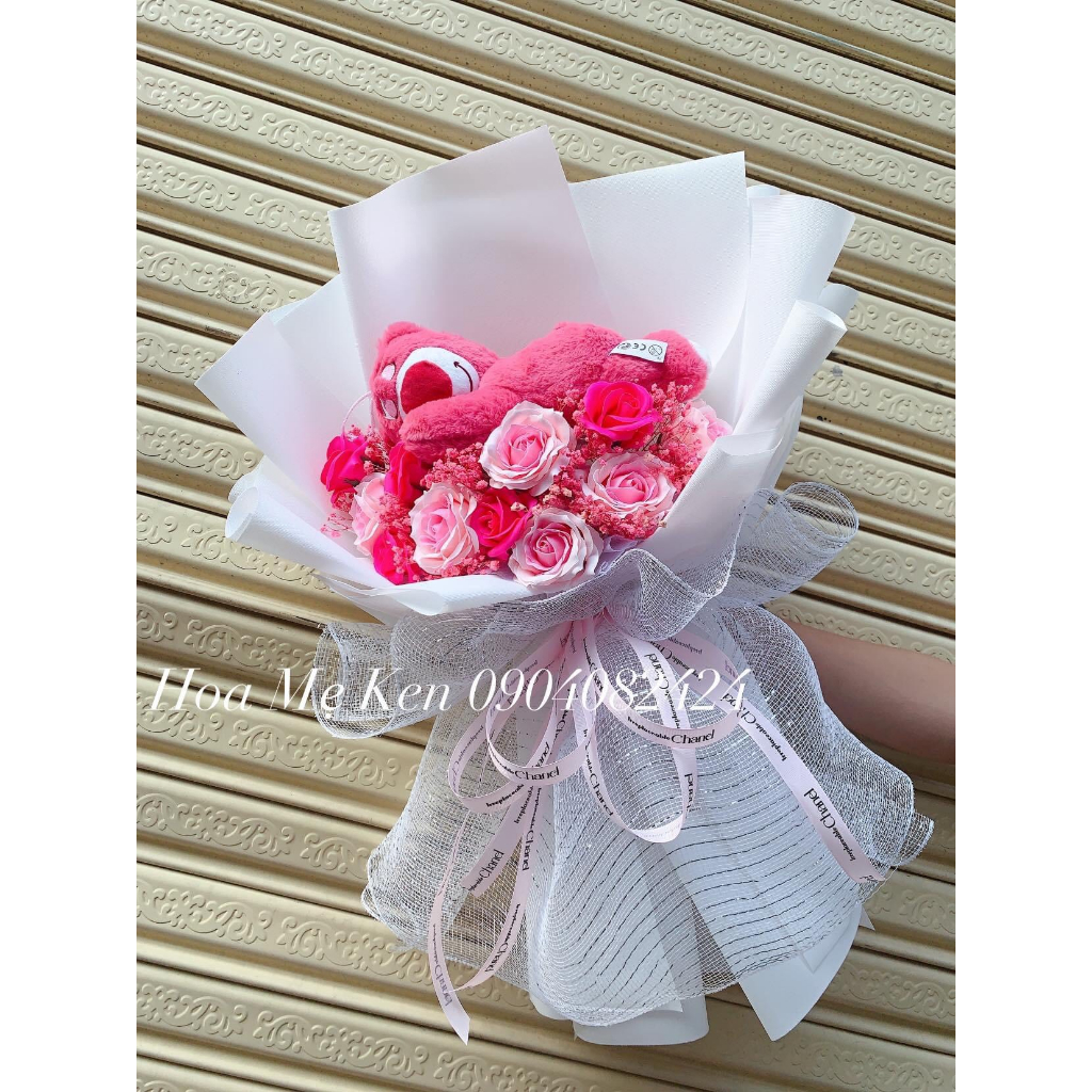 Bó Hoa Gấu Siêu Dễ Thương [Quà Tặng 20/10, Quà Tặng Sinh Nhật]