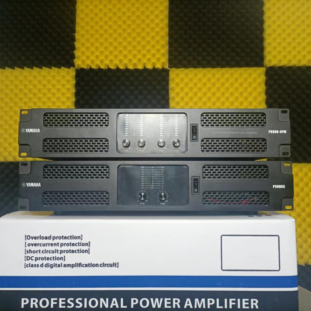 Cục đẩy Yamaha công xuất lớn P9800-4PW 1500w P9800S 4 kênh va 2 kênh