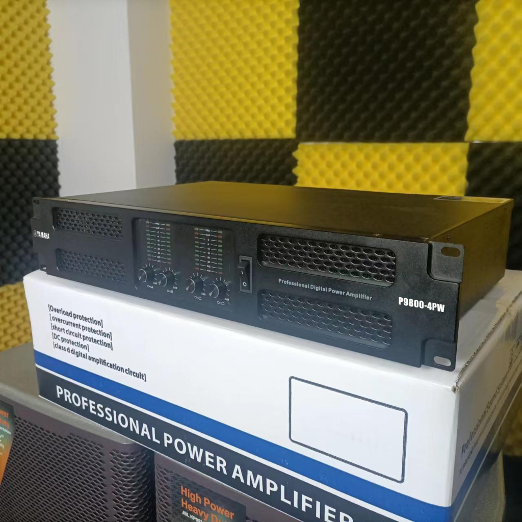 Cục đẩy Yamaha công xuất lớn P9800-4PW 1500w P9800S 4 kênh va 2 kênh