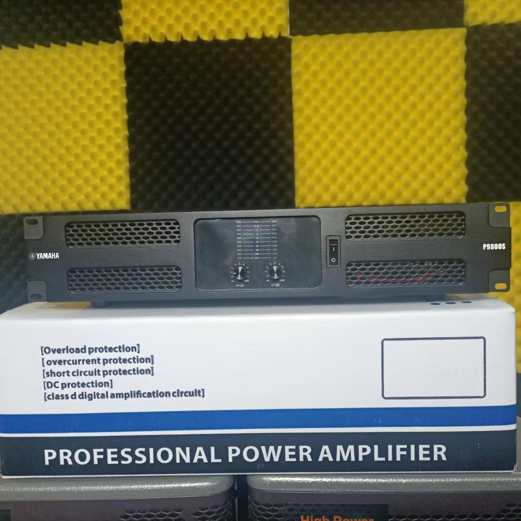 Cục đẩy Yamaha công xuất lớn P9800-4PW 1500w P9800S 4 kênh va 2 kênh