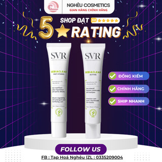 Kem dưỡng cho da dầu mụn nhạy cảm s.v.r sebiaclear gel active 40 ml