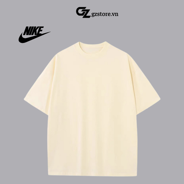 Áo thun NIke unisex thời trang basic tee phông trơn nam nữ tay lỡ oversize form rộng -Gzstore.vn