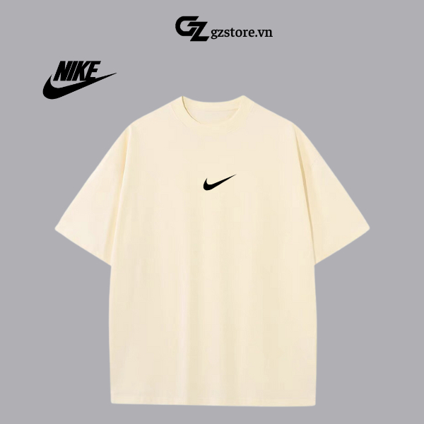 Áo thun NIke unisex thời trang basic tee phông trơn nam nữ tay lỡ oversize form rộng -Gzstore.vn
