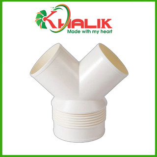 Tee ống thông gió chữ y phi 100-80-80mm và 150-100-100mm khớp nối ống gió chữ y, độ dày ống 3.5mm, mép ống 4mm