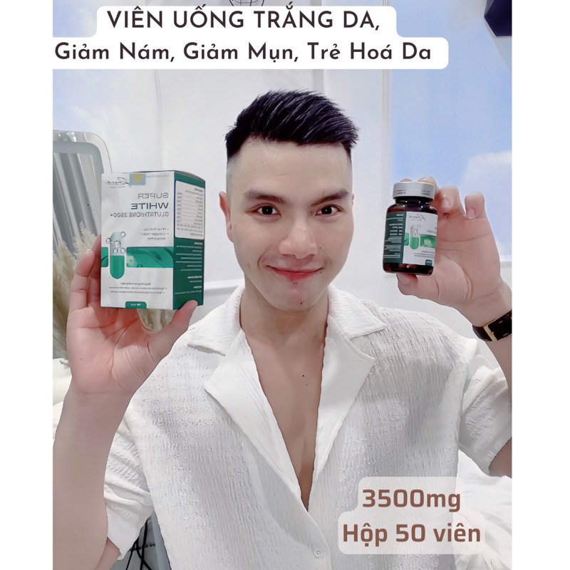 Viên Uống Trắng Da Glutathione 3500mg CHÍNH HÃNG 50 Viên ROYCE