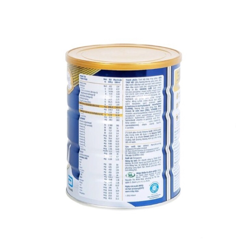 COMBO 2 LON Ensure 850g hương Vani date 2025