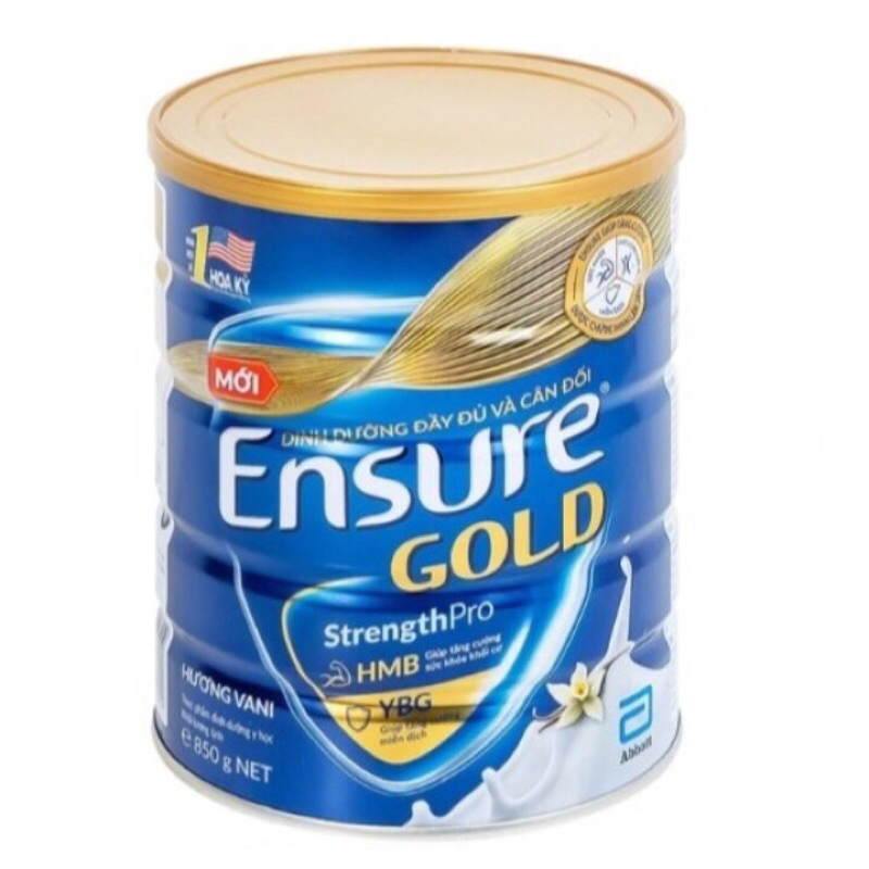 COMBO 2 LON Ensure 850g hương Vani date 2025