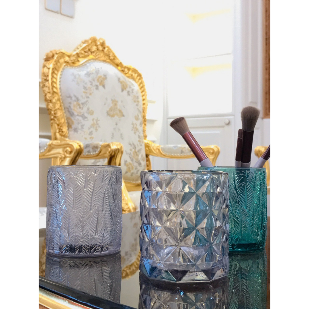 Hũ thủy tinh decor, để cọ trang điểm, bút, mỹ phẩm, trang sức nhiều kiểu dáng lựa chọn