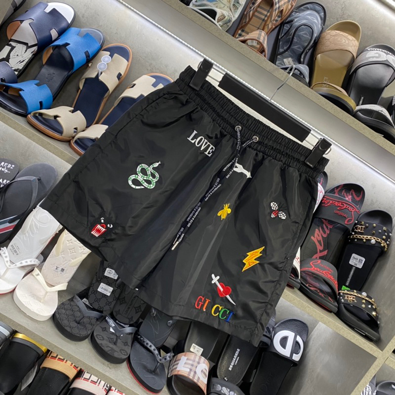 Quần Gió Nam Gucci Thêu Ong Rắn - Quần Gió G.C Cao Cấp Cho Nam Nữ Siêu Hot 2023