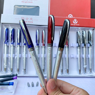 Hộp 15 bút máy thầy ánh 08 luyện viết chữ đẹp , bút mực luyện chữ ta 08