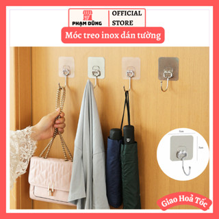 Móc Inox Dán Tường Chịu Lực Tốt Móc Treo Đồ Nặng Dán Tường Chất Lượng Cao