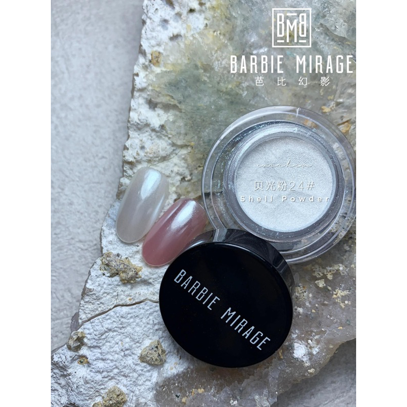 Tráng gương ngoc trai Trắng Bạc siêu đẹp trang trí nail