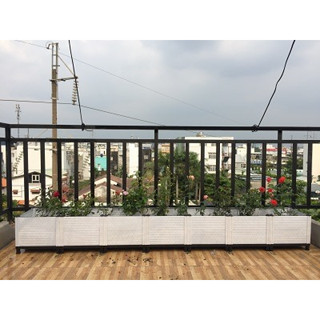 Chậu trồng cây lắp ráp thông minh D200 x R40 x C35.5cm (Vách cao 26cm)