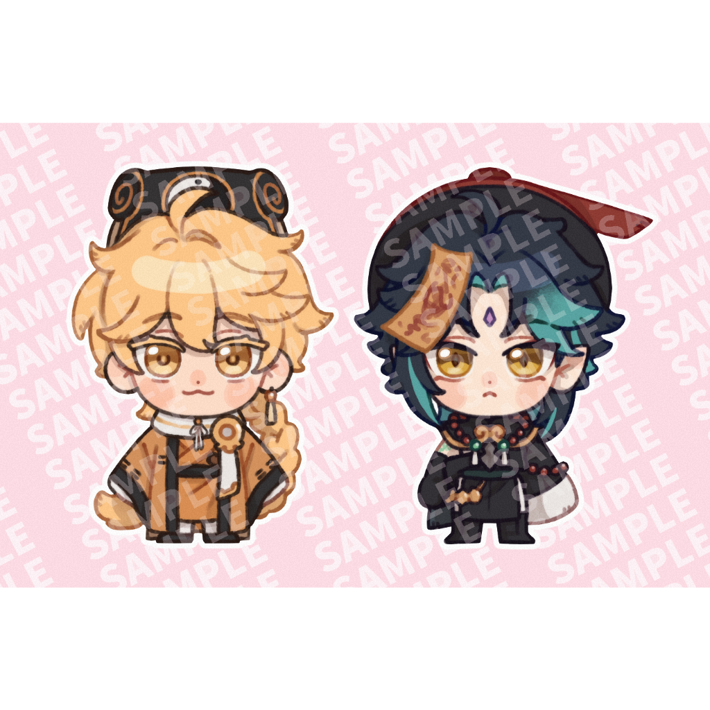 Mô hình/Standee mini cặp đôi XiaoAether AU Cương thi x Đạo sĩ đáng iu