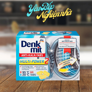 Viên tẩy vệ sinh lồng máy giặt Denkmit, làm sạch lồng giặt, chống mảng bám