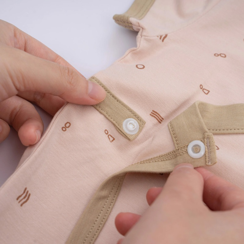 Bộ ngắn tay sơ sinh cho bé trai bé gái hãng bubaby