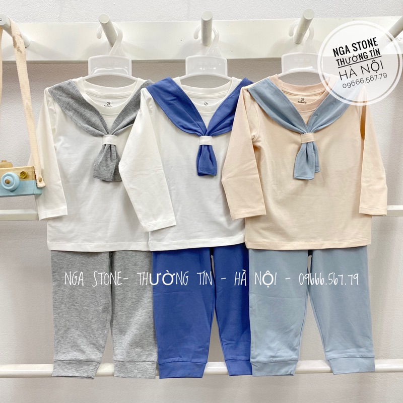 Bộ quần áo dài cho bé trai bé gái hãng bubaby