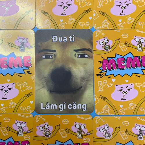 Bộ bài INBOC, board game Nicecomment hội thoại vui vẻ xàm xí, chơi nhóm hài hước thú vị 162 lá