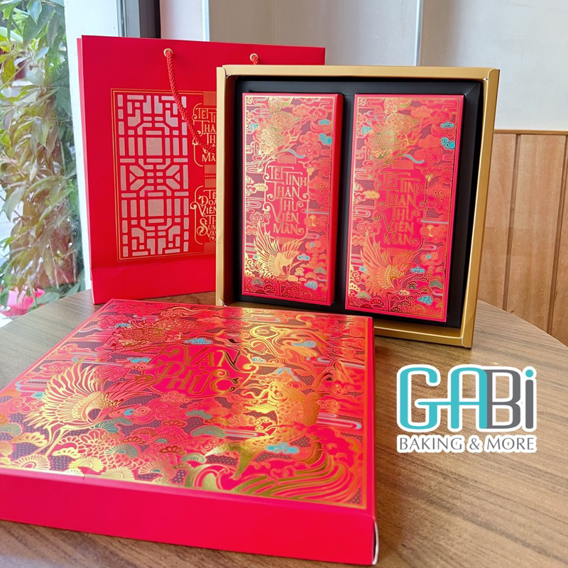 Hộp đựng 4 bánh trung thu 150-200g