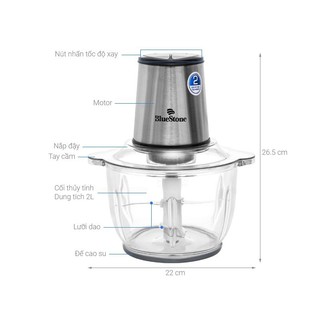 Máy xay thịt đa năng 2 cấp độ