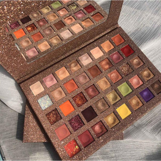 Bảng phấn mắt ruhuatuo 40 ô makeup tông cam hồng đất