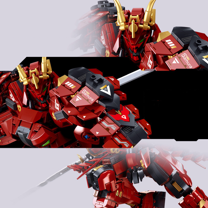 Đồ Chơi Lắp Ráp Mô Hình Robot Người Máy Kai Samurai Model M38-B1183 Với 923+ Mảnh Ghép