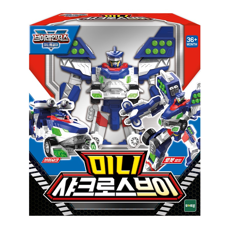 Đồ chơi Miniforce 5  Biệt đội siêu nhân nhí Chiến binh biến hình Robot