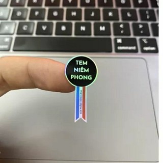 Tem niêm phong decal 7 màu kích thước 3x1,5cm