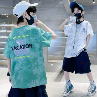 Đồ Bộ Bé Trai Nanabu Fashion, Quần Áo Trẻ Em Nam HB2317 Họa Tiết Vocation Phong Cách Cá Tính Cho Bé 18-50Kg