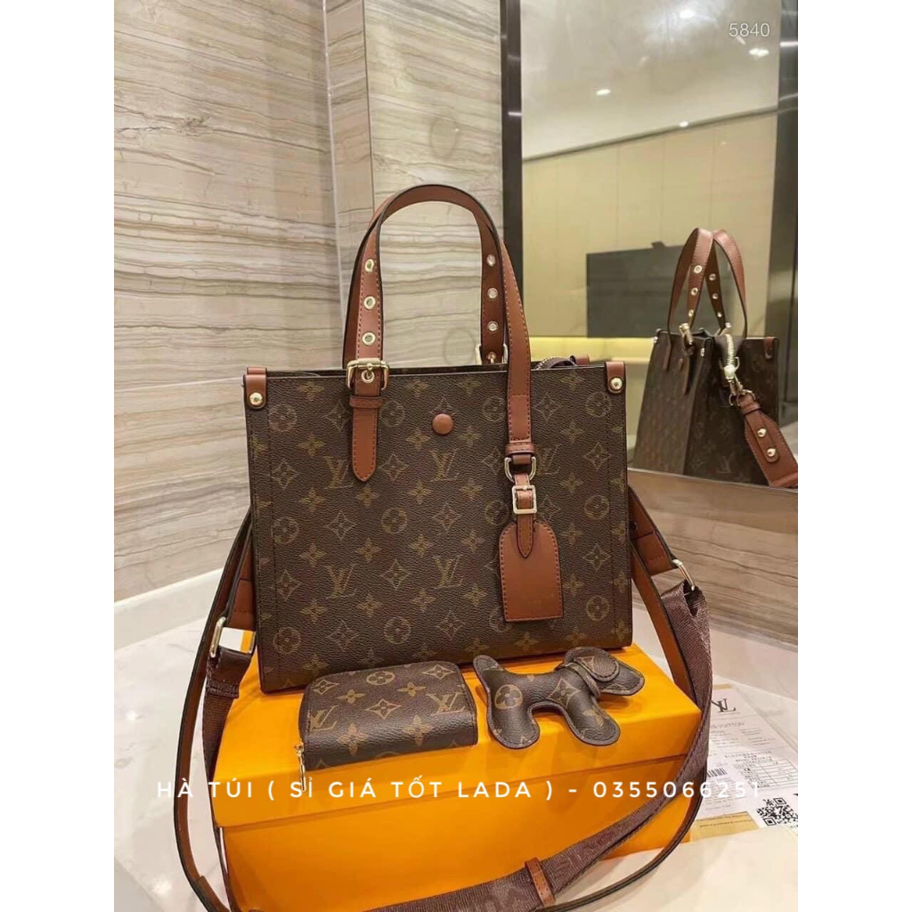 Túi xách nữ Eo vì set 3 món Sz 28 loại 1 ( Có hộp )